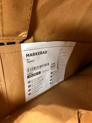 2019 Off White Virgil Abloh Ikea Markerad Sculpture Medium Bag Brown - Image 7