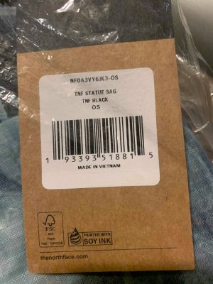 2019 Sup The North Face TNF Statue Of Liberty Waterproof Backpack Black - Image 4