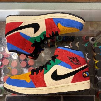 2019 Nike Air Jordan I Mid SE Fearless Blue the Great Men