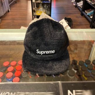 2019 Sup Faux Fur Camp Cap Black