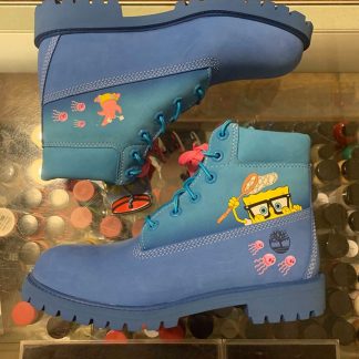2019 Timberland 6" Spongebob Blue Youth