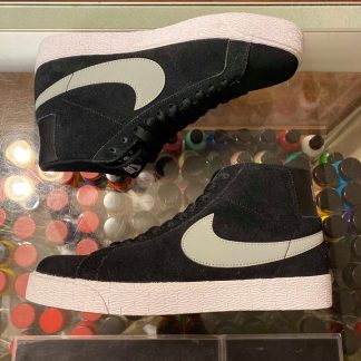 2017 Nike SB Blazer Black White Base Grey Youth