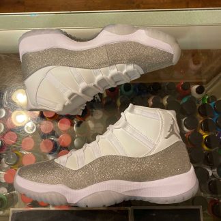 2019 Nike Air Jordan XI White Metallic Silver