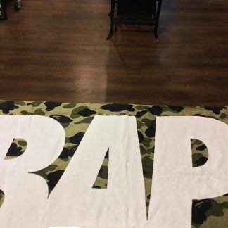 2019 A Bathing Ape Bape ABC Towel Green Camo