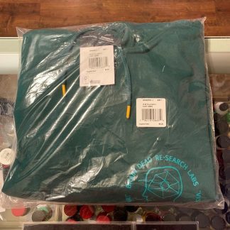 2019 The North Face TNF Brain Dead Pullover Hoodie Night Green Packaged