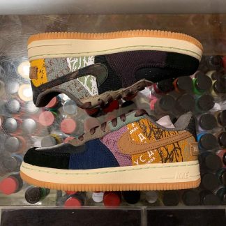 2019 Nike Air Force 1 Low Travis Scott Cactus Jack Preschool