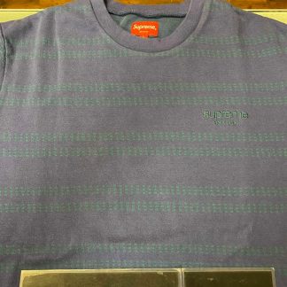 2018 Sup Dash Stripe Crewneck Navy