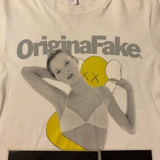 2008 Sup Orignalfake Kaws Kate Moss 10th Anniversary Tee White