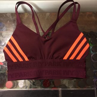 2020 Adidas Ivy Park Halter Bra Maroon