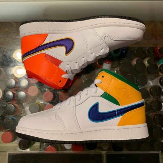 2019 Nike Air Jordan I Mid Alternate Multicolor Youth