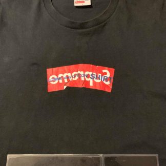 2017 Sup Box Logo Comme Des Garcons CDG Tee Black