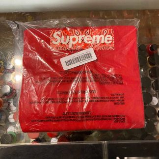 2019 Sup Bandana Box Logo Tee Red Packaged