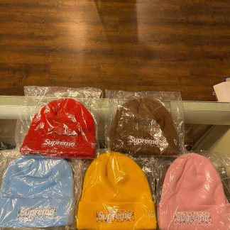 2019 Sup New Era Box Logo Beanie Bandana