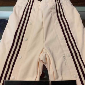 2020 Adidas Ivy Park Snap Track Pants Ecru Tint Maroon