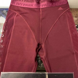 2020 Adidas Ivy Park Cycling Shorts Maroon Amazon Red