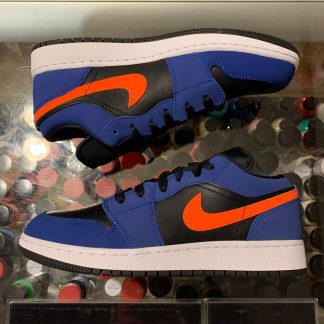 2019 Nike Air Jordan I Low Black Blue Orange Youth