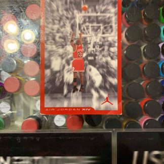 2005 Nike Air Jordan XIV Candy Cane Retro Card