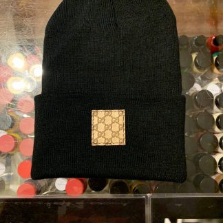 2020 Custom Carhartt Gucci Guccissima Gold Beanie Black
