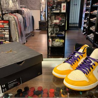 2019 Nike Air Jordan I Mid SE Lakers Men