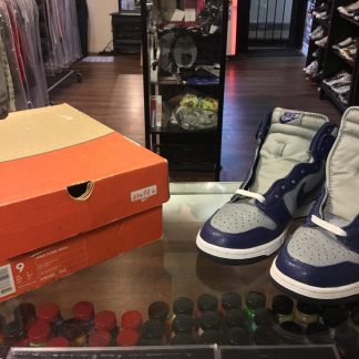 2000 Nike Dunk High Georgetown Medium Grey Medium Navy