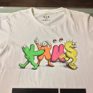 2016 Uniqlo Kaws Short Sleeve Tee White Yellowing