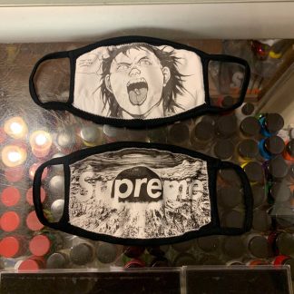 2020 Sup Akira Pill Bomb Black White Face Mask Jwong Custom