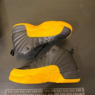 2020 Nike Air Jordan XII Black University Gold Preschool