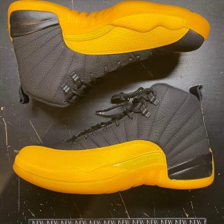 2020 Nike Air Jordan XII Black University Gold Men