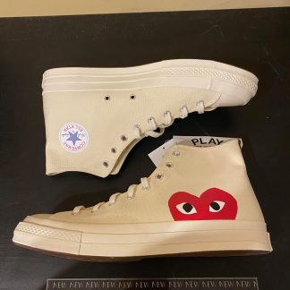 2019 Converse Comme des Garcons CDG Chuck Taylor All Star 70s Hi Play White Men