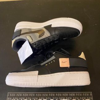 2019 Nike Air Force 1 Type Black Zinnia Youth
