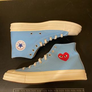 2020 Converse Comme des Garcons CDG Chuck Taylor All Star 70s Hi Bright Blue Men