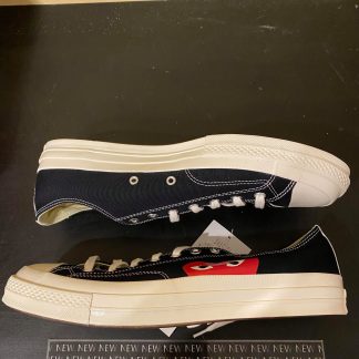 2019 Converse Comme des Garcons CDG Low All Star 70s Ox Play Black Men