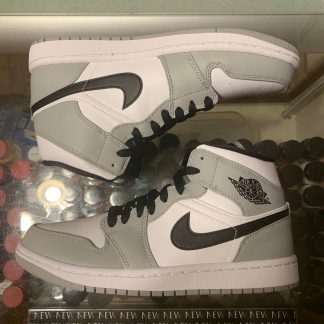 2020 Nike Air Jordan I Mid Light Smoke Grey Men