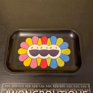 2019 Takashi Murakami Complexcon Mutated Flower Metal Tray Black