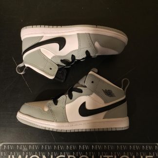2020 Nike Air Jordan I Mid Light Smoke Grey Toddler