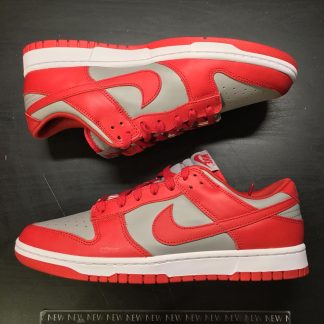 2021 Nike Dunk Low Retro Medium Grey Varsity Red UNLV Men