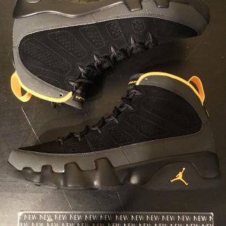 2021 Nike Air Jordan IX Retro Charcoal University Gold Men