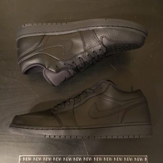 2021 Nike Air Jordan I Low Triple Black Men