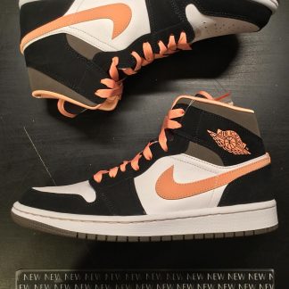 2021 Nike Air Jordan I Mid Peach Mocha Women