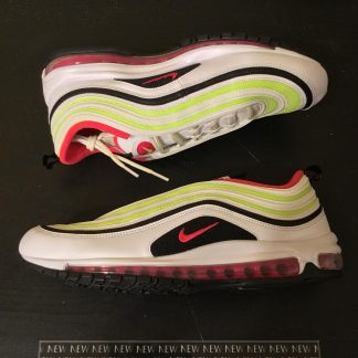 2019 Nike Air Max 97 White Black Volt Rush Pink Men