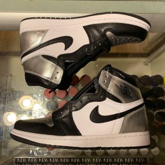 2021 Nike Air Jordan I Retro High Silver Toe Women