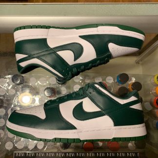 2021 Nike Dunk Low Michigan State Team Green Men