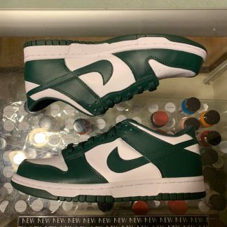 2021 Nike Dunk Low Michigan State Team Spartan Green Youth