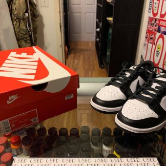2021 Nike Dunk Low Black White Men