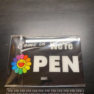 2018 Takashi Murakami Flower Sign Black