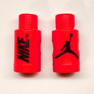 Nike Logo Air Jordan VI Lace Locks Infrared Base Black Jumpman