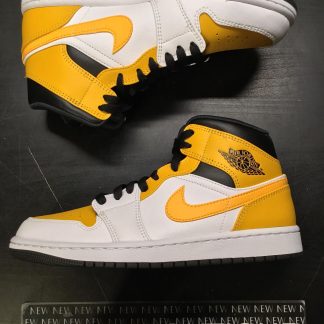 2021 Nike Air Jordan I Mid University Gold Men