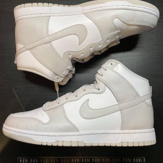 2021 Nike Dunk High White Vast Grey Men