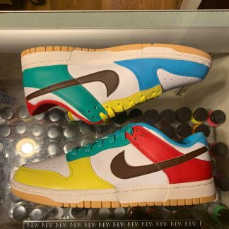 2021 Nike Dunk Low Free 99 White Men