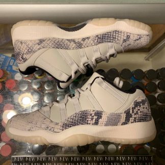 2019 Nike Air Jordan XI Snake Light Bone Youth